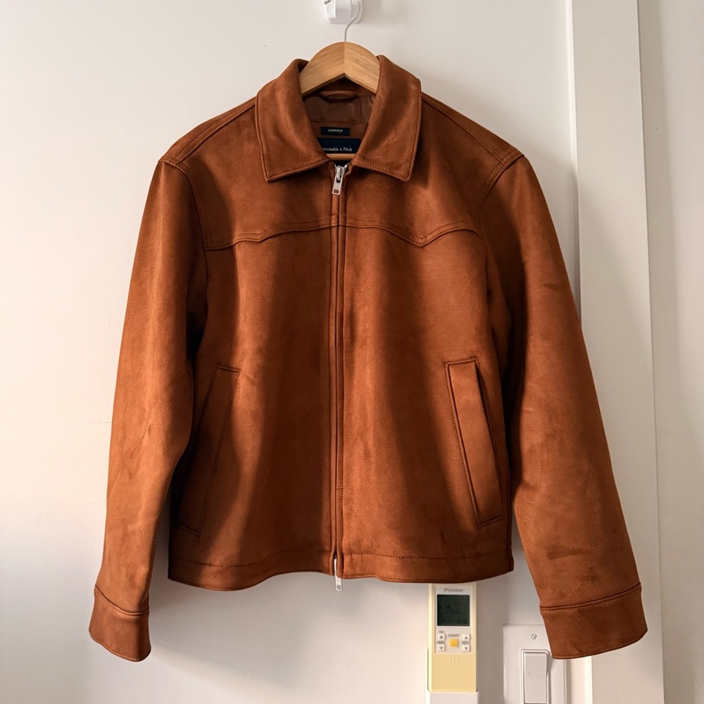 Abercrombie Suede Zip Jacket